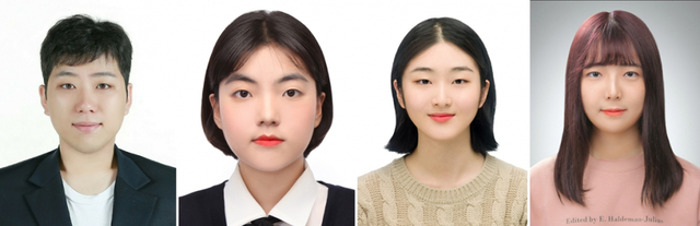 (왼쪽부터) 환경설정 강진환, 박소영, 조현진, 김지현