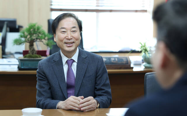 육동인 경인여자대학교 총장이 미래 비전을 설명하고 있다. 경인여대 제공